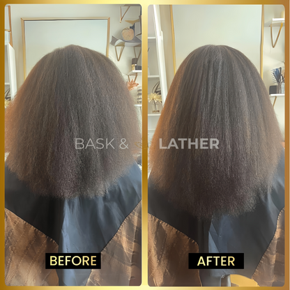 BASK & LATHER GRO & Glow Liquid Vitamin, Liquid Collagen for Women, Natural Ingredients with Collagen, Biotin, Msm, Beauty Supplement, Helps Support Healthy Hair, Skin & Nails, Cherry Flavor, 2 FL Oz